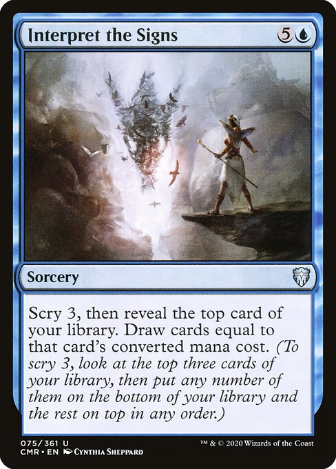 Interpretar os Sinais — Commander Legends 75