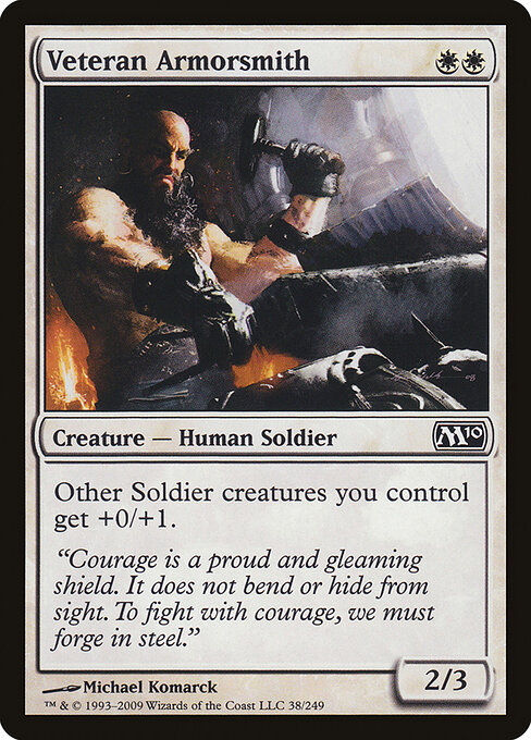 Forjador de Armadura Veterano — Magic 2010 38