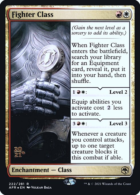 Classe: Guerreiro — Adventures in the Forgotten Realms Promos 222s