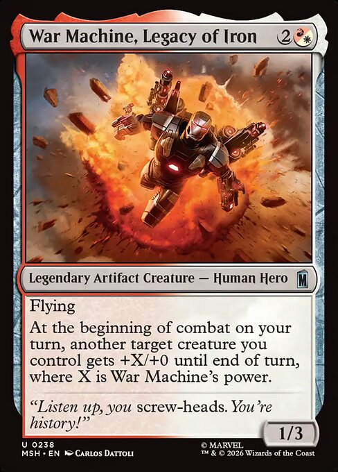 War Machine, Legacy of Iron — Marvel Super Heroes 238