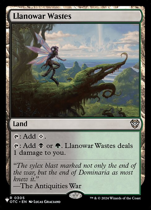 Regiões Agrestes de Llanowar — The List OTC-305