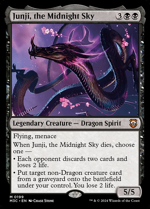 Junji, o Céu da Meia-noite — Modern Horizons 3 Commander 199