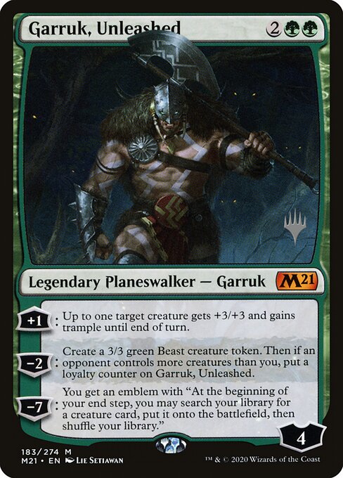Garruk, Liberto — Core Set 2021 Promos 183p