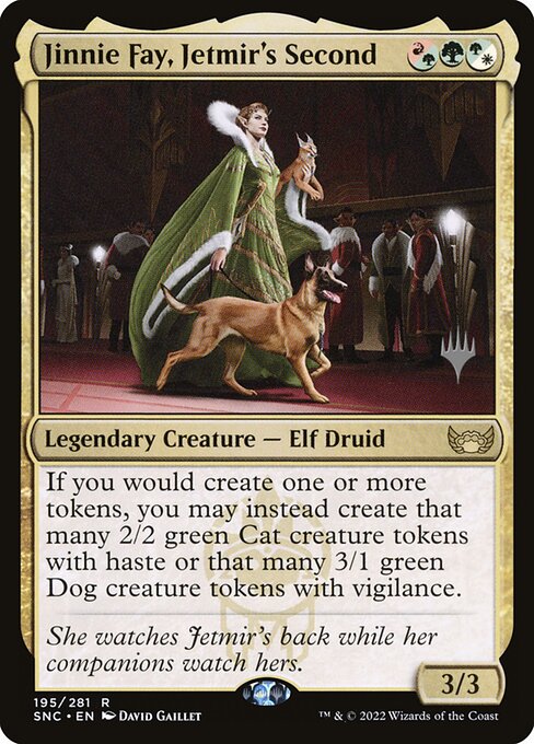 Jinnie Fay, Vice de Jetmir — Streets of New Capenna Promos 195p