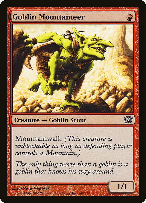 Goblin Montanhês — Ninth Edition 193★