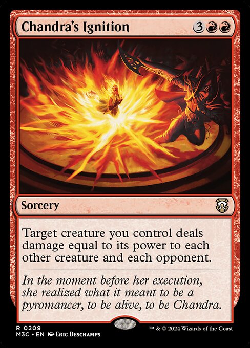 Combustão de Chandra — Modern Horizons 3 Commander 209