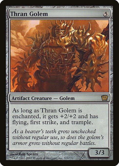 Golem dos Thran — Ninth Edition 313★