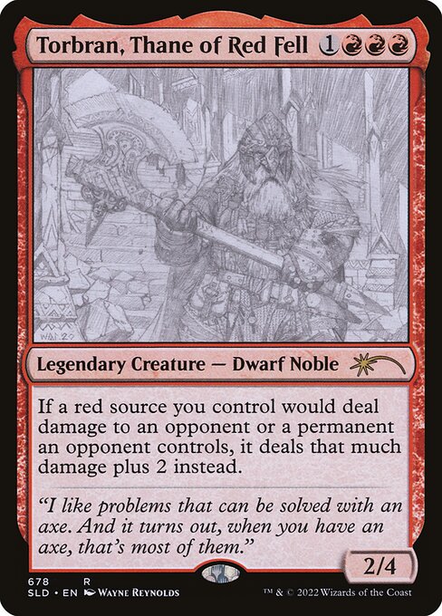 Torbran, Tano de Lapa Vermelha — Secret Lair Drop 678