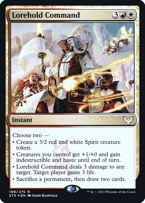 Comando de Sapioforte — Strixhaven: School of Mages Promos 199s