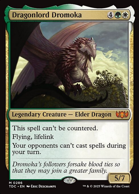 Dromoka, Soberana Dragoa — Tarkir: Dragonstorm Commander 286