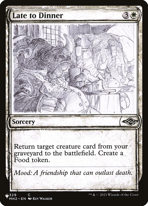 Atrasado para o Jantar — The List MH2-329