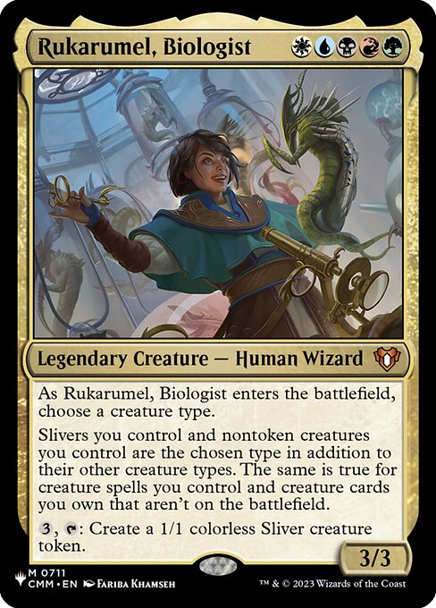 Rukarumel, Biologist — The List CMM-711