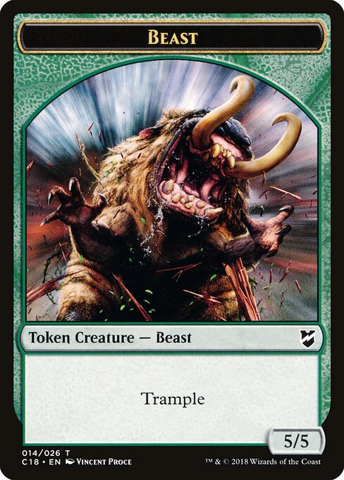 Beast — Commander 2018 Tokens 14
