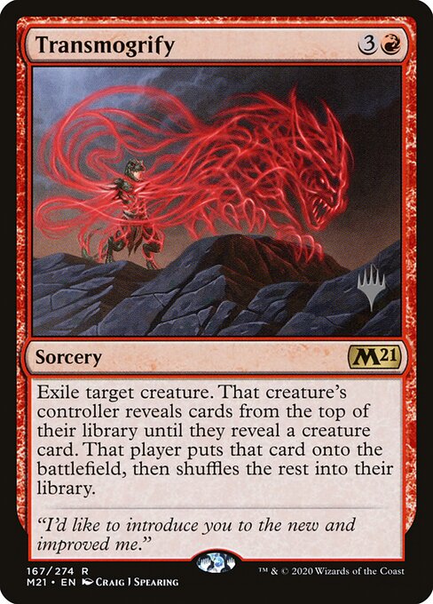 Transmogrificar — Core Set 2021 Promos 167p
