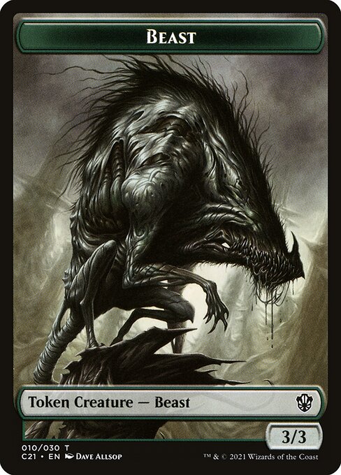 Beast — Commander 2021 Tokens 10
