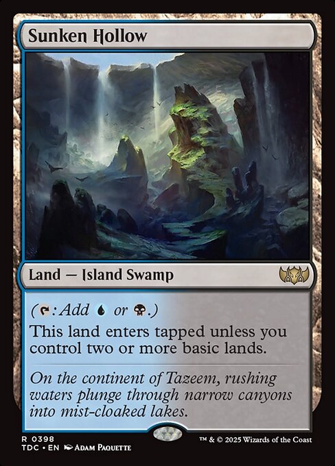 Vale Afundado — Tarkir: Dragonstorm Commander 398