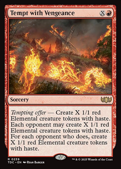 Tentação da Vingança — Tarkir: Dragonstorm Commander 239
