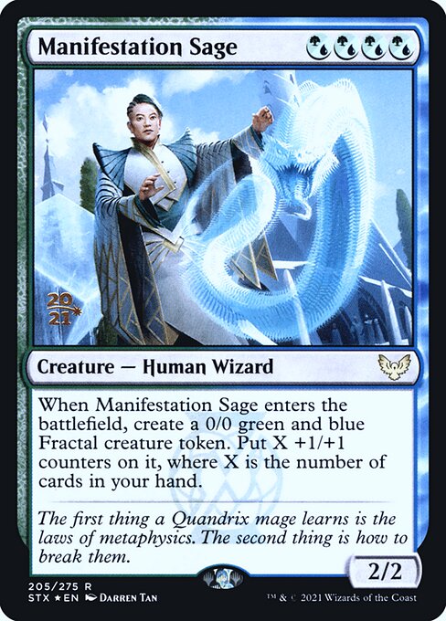Sábio das Manifestações — Strixhaven: School of Mages Promos 205s