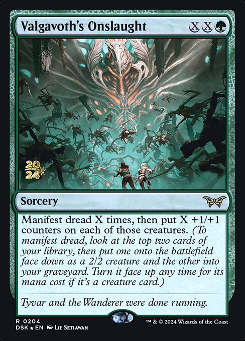 Valgavoth's Onslaught — Duskmourn: House of Horror Promos 204s