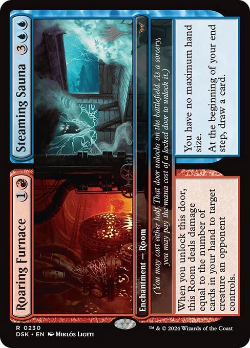 Roaring Furnace // Steaming Sauna — Duskmourn: House of Horror Promos 230p