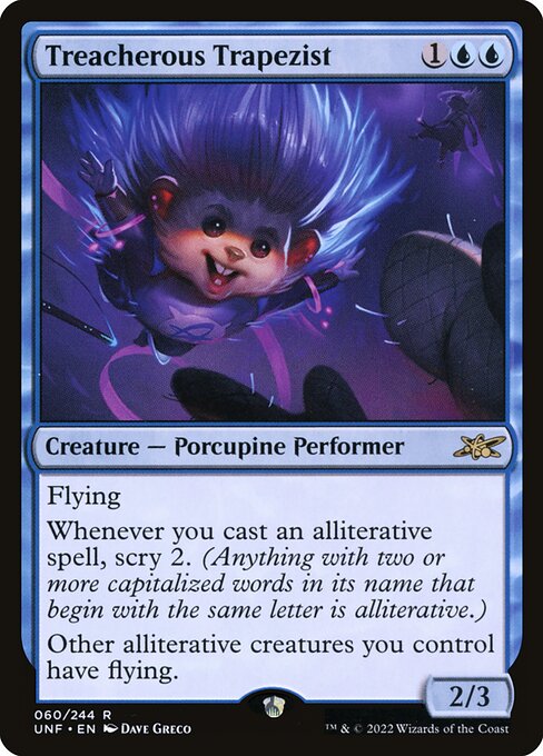 Treacherous Trapezist — Unfinity 60