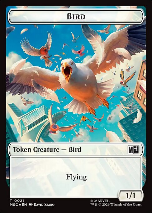 Bird — Marvel Super Heroes Commander Tokens 21