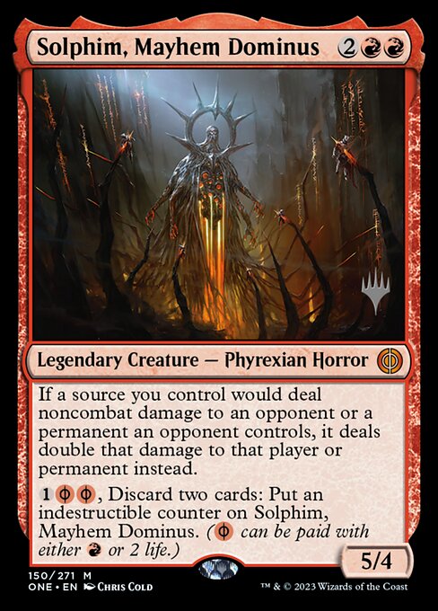 Solphim, Domina do Pandemônio — Phyrexia: All Will Be One Promos 150p