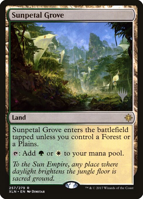 Bosque da Pétala Solar — Ixalan Promos 257p