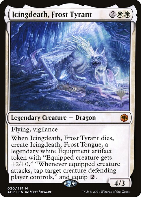 Morte Gélida, Tirano do Gelo — Adventures in the Forgotten Realms Promos 20p