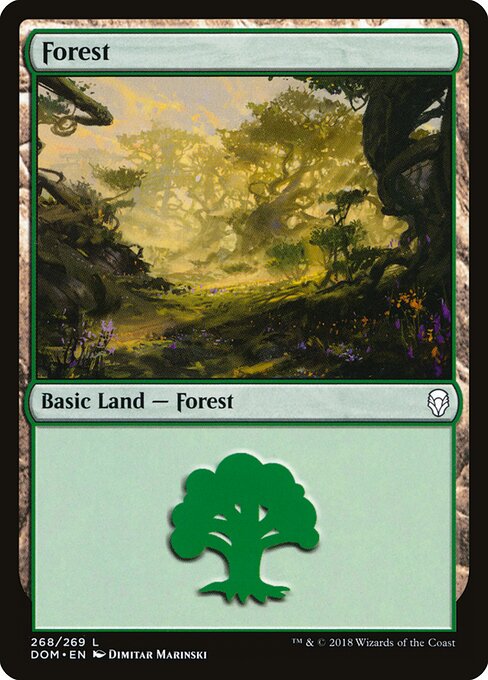 Floresta — Dominaria 268