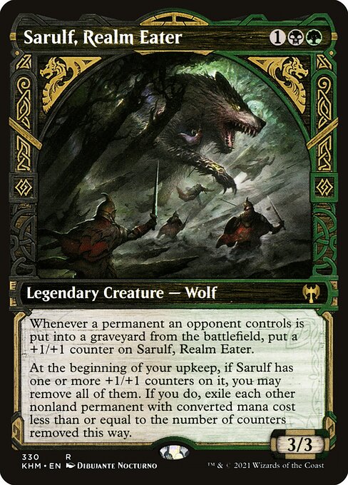 Sarulf, Devorador de Reinos — Kaldheim 330