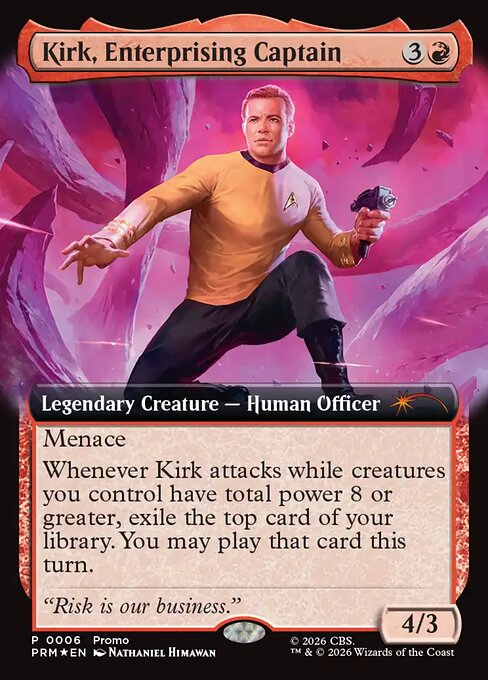 Kirk, Enterprising Captain — URL/Convention Promos 2026-2
