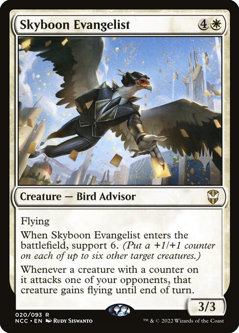 Evangelista da Dádiva Celeste — New Capenna Commander Promos 20p