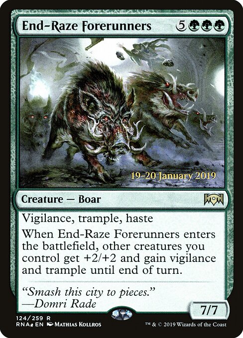 Pioneiros do Arrasamento Final — Ravnica Allegiance Promos 124s