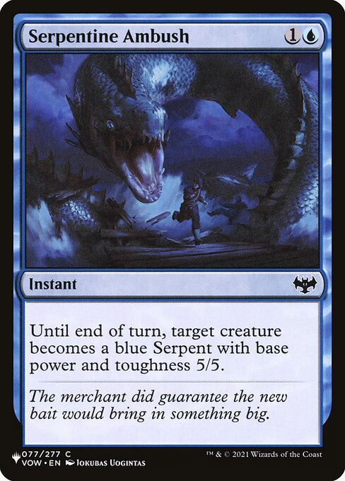 Emboscada Serpentina — The List VOW-77