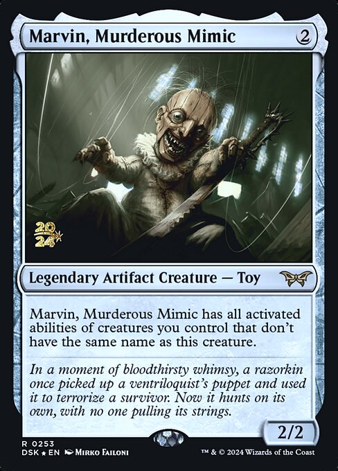 Marvin, Murderous Mimic — Duskmourn: House of Horror Promos 253s