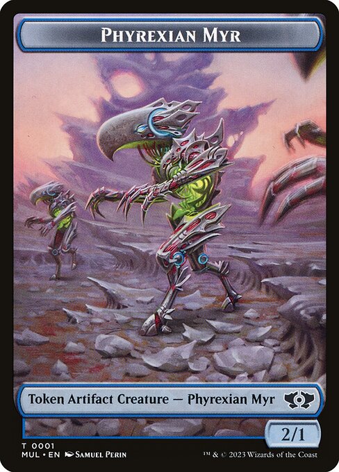 Phyrexian Myr — Multiverse Legends Tokens 1