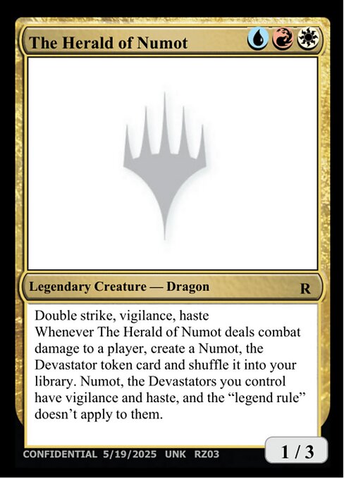 The Herald of Numot — Unknown Event RZ03