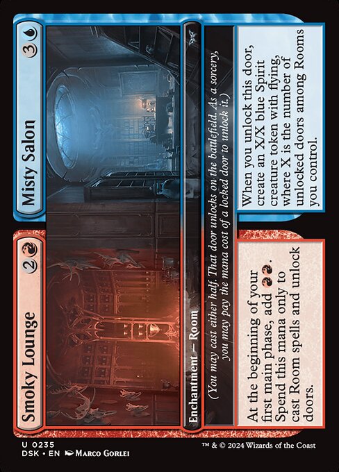 Smoky Lounge // Misty Salon — Duskmourn: House of Horror 235
