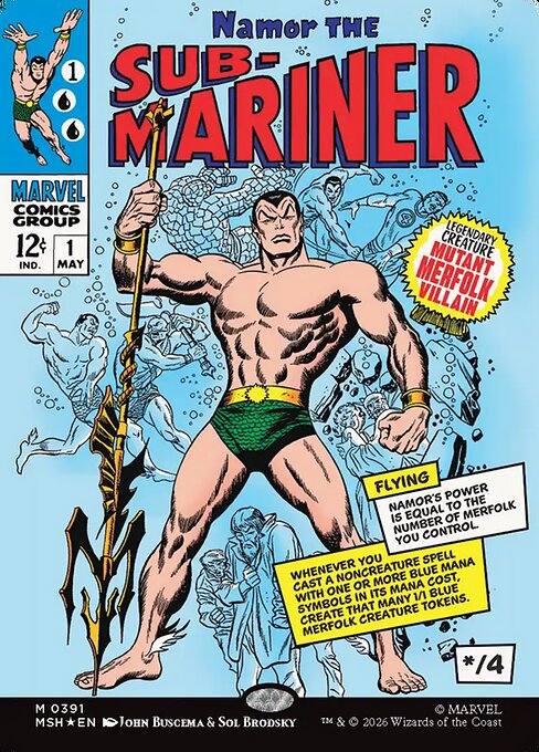 Namor the Sub-Mariner — Marvel Super Heroes 391