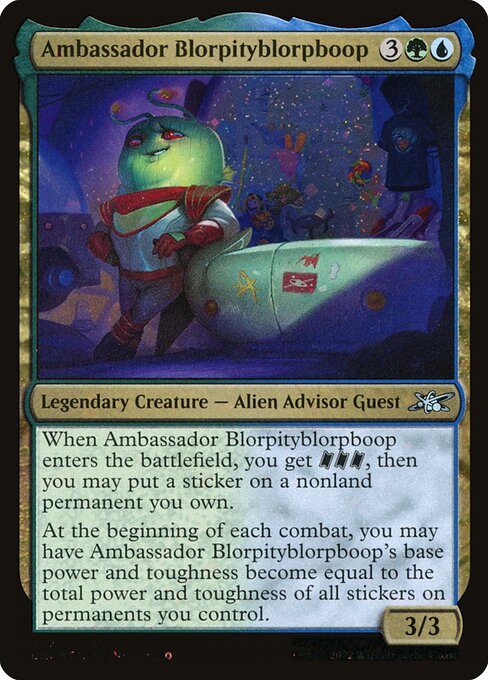 Ambassador Blorpityblorpboop — Unfinity 447