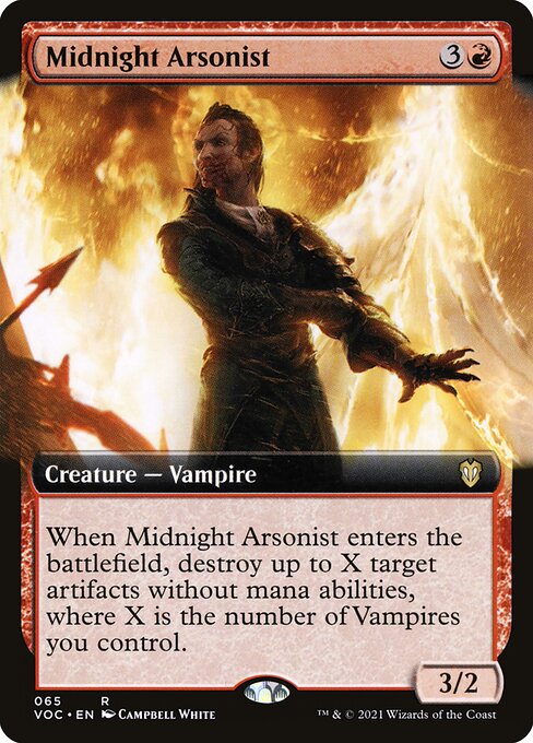 Incendiário da Meia-noite — Crimson Vow Commander 65