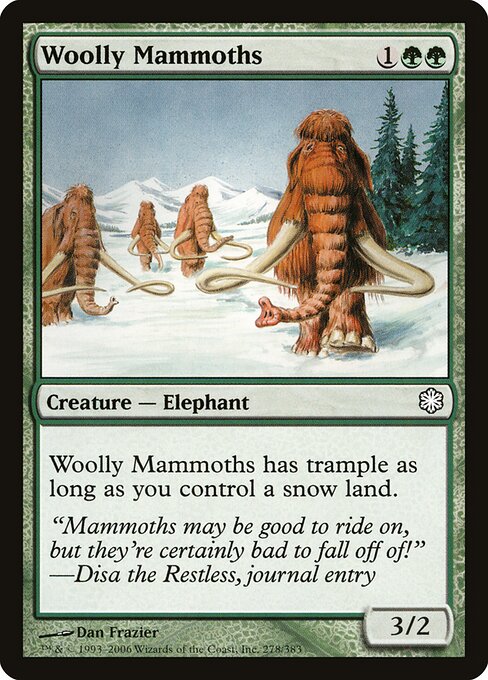 Mamutes Lanosos — Coldsnap Theme Decks 278