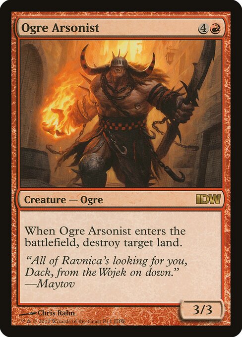 Ogre Arsonist — IDW Comics Inserts 11