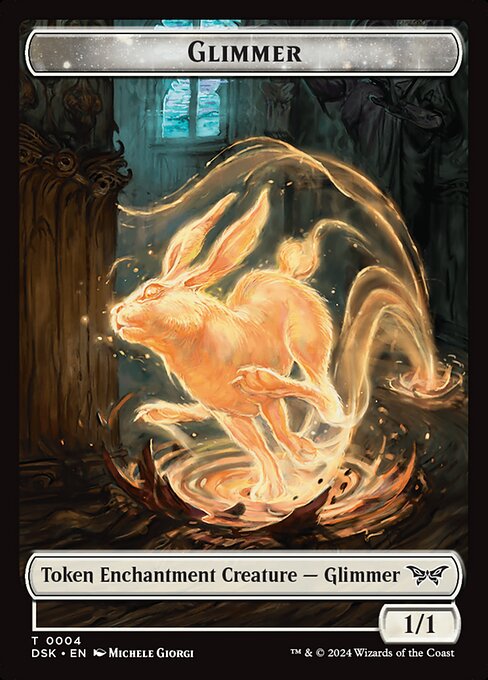Glimmer — Duskmourn: House of Horror Tokens 4