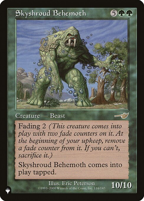 Behemoth de Skyshroud — The List NEM-116