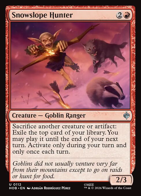 Snowslope Hunter — The Hobbit 112