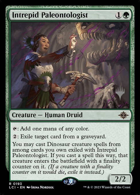 Paleontóloga Intrépida — The Lost Caverns of Ixalan Promos 193p