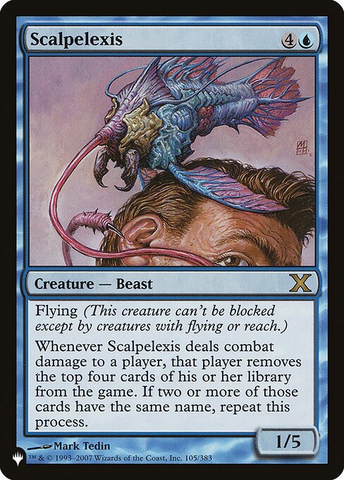 Escalpelexis — The List 10E-105