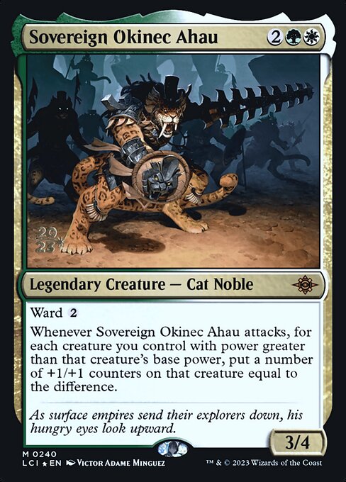Soberano Okinec Ahau — The Lost Caverns of Ixalan Promos 240s